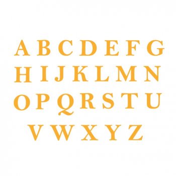 Kit com 3 Letras em Acrílico (P-M-G)