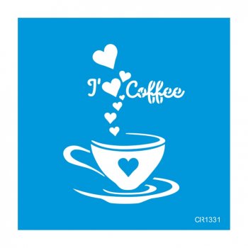 Stencil CR Laser Coffee (P-M-G)