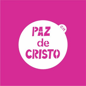 Stencil CR Laser para Biscoito Paz de Cristo