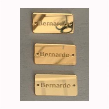 Kit com 3 TAGS Personalizadas em Acrílico