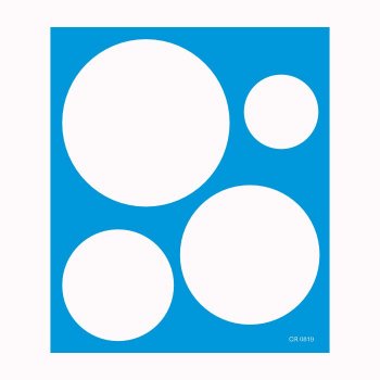 Stencil Círculos - 30 x 35