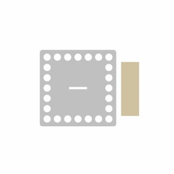 Tampa Algodão/Cotonete Quadrada para Crochê em Acrilico -  08,5 cm